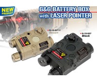 G&G PEQ Battery Box w/ Laser Sight BLACK